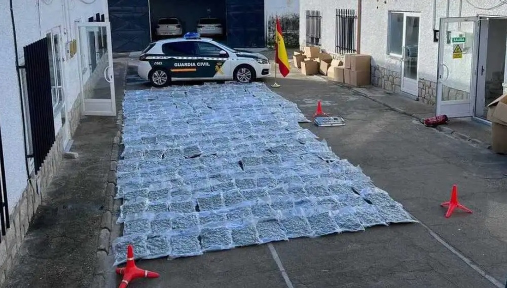 Un regalo de Reyes de 218 kilos de marihuana
