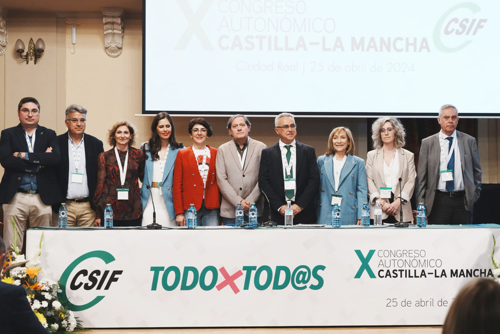Lorenzo Domínguez, nuevo presidente de CSIF Castilla-La Mancha
