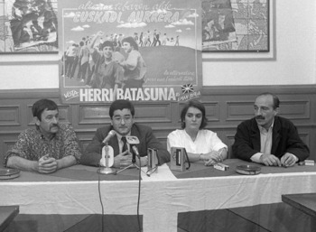 Herri Batasuna obtuvo 361 votos en la provincia en 1987