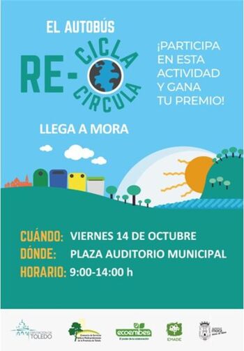 Campañas de respeto al medioambiente y reciclaje en Mora