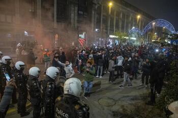 Disturbios en Bruselas tras el pase a semifinales de Marruecos