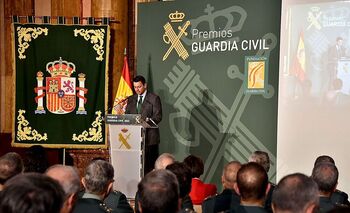 El redactor de La Tribuna Mario Gómez, premio Guardia Civil