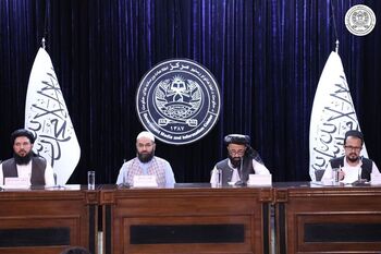 Los talibanes celebran el aniversario de la 