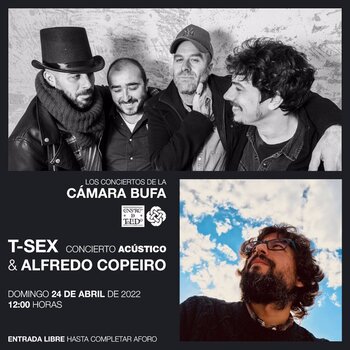 T-Sex y Alfredo Copeiro actuarán en acústico este domingo