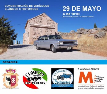 Domingo de concentración de vehículos clásicos en Los Yébenes