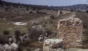 La presa romana de 'La Alcantarilla' en 1970