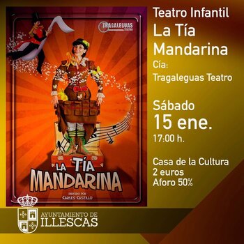 Regresa el teatro en Illescas con 'La tía mandarina'