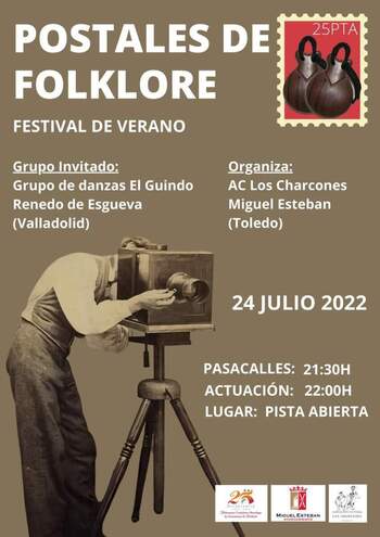 Miguel Esteban celebra el festival de  “Postales de Folklore