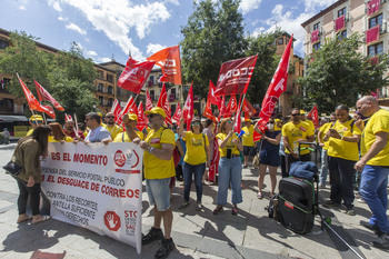 El 80% de la plantilla de Correos en Toledo secunda la huelga