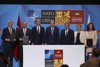 Turquía acepta la entrada de Suecia y Finlandia a la OTAN