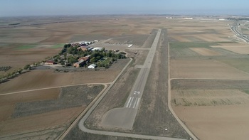 El aeródromo de Ocaña, en el escaparate para su subasta