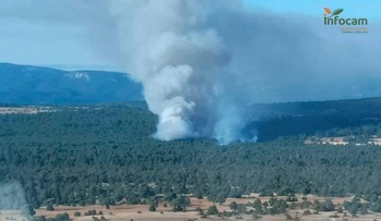 El incendio de Carrascosa (Cuenca) baja a nivel 0