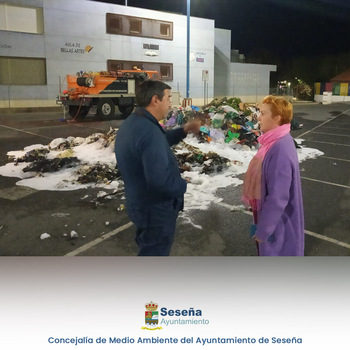 Arden 3 toneladas de basura en Seseña por un incendio