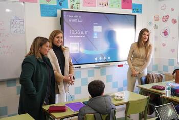 Talavera contará el próximo curso con 470 aulas interactivas