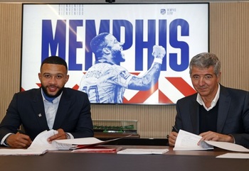 El Atlético inscribe a Memphis