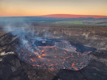El volcán Kilauea vuelve a entrar en erupción