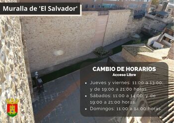 La muralla de El Salvador estrena mañana nuevos horarios