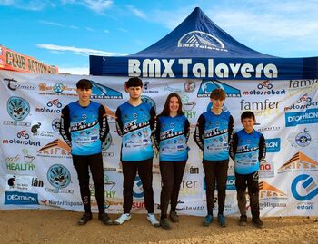 Tres oros y una plata para el BMX Talavera en Mazarrón