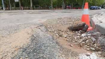 ‘La Candelaria’ teme que el agua hunda la carretera de Mocejón