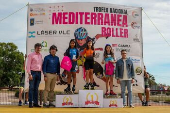 Mariana Valencia plata en el Mediterránea Roller