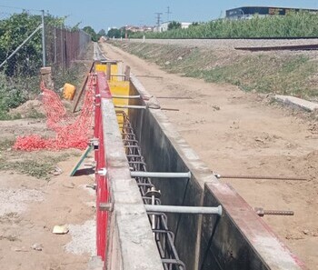 La Mesa por Talavera denuncia la construcción del muro del AVE