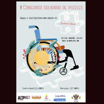 Una silla de ruedas objetivo del Concurso Solidario de Puzzles