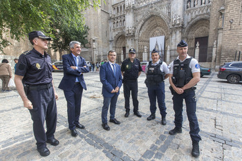 Dos policías franceses patrullarán en Toledo 15 días en junio