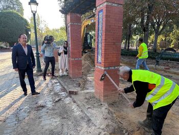Moreno asegura que las obras del Prado acabarán en plazo
