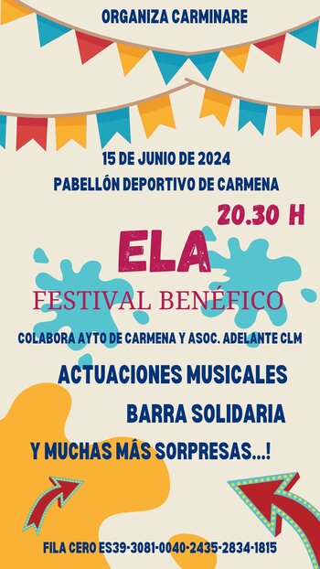 Carmena acoge un festival benéfico para hacer frente al ELA