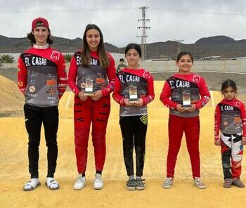 El BMX El Casar abre la Copa de España con tres medallas