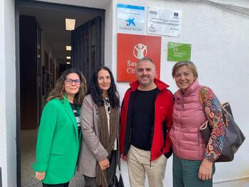 La Fundación Iberdrola visita a Save the children en Illescas